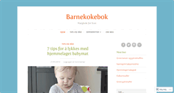 Desktop Screenshot of barnekokebok.com
