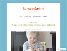 Tablet Screenshot of barnekokebok.com